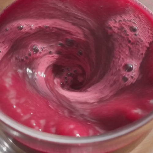 Edenana Beetroot Powder short product film showing ingredient motion, preparation, and finished drink