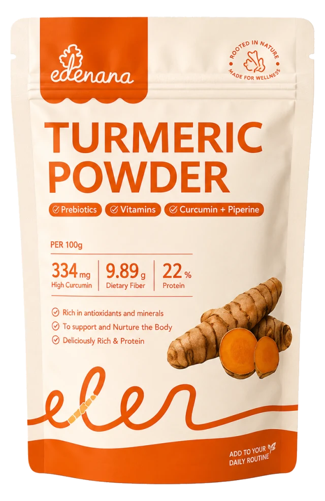 Edenana Turmeric Powder product packaging